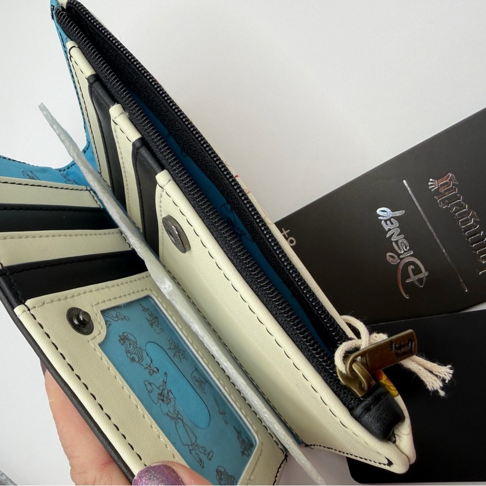 Loungefly Disney Captain Hook Peter Pan Pirate Wallet NWT - Picture 10 of 12